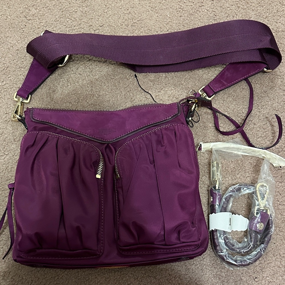 MZ Wallace Thompson Sm Hobo In Elderberry NWOT